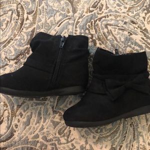 Toddler Girl Black Boots